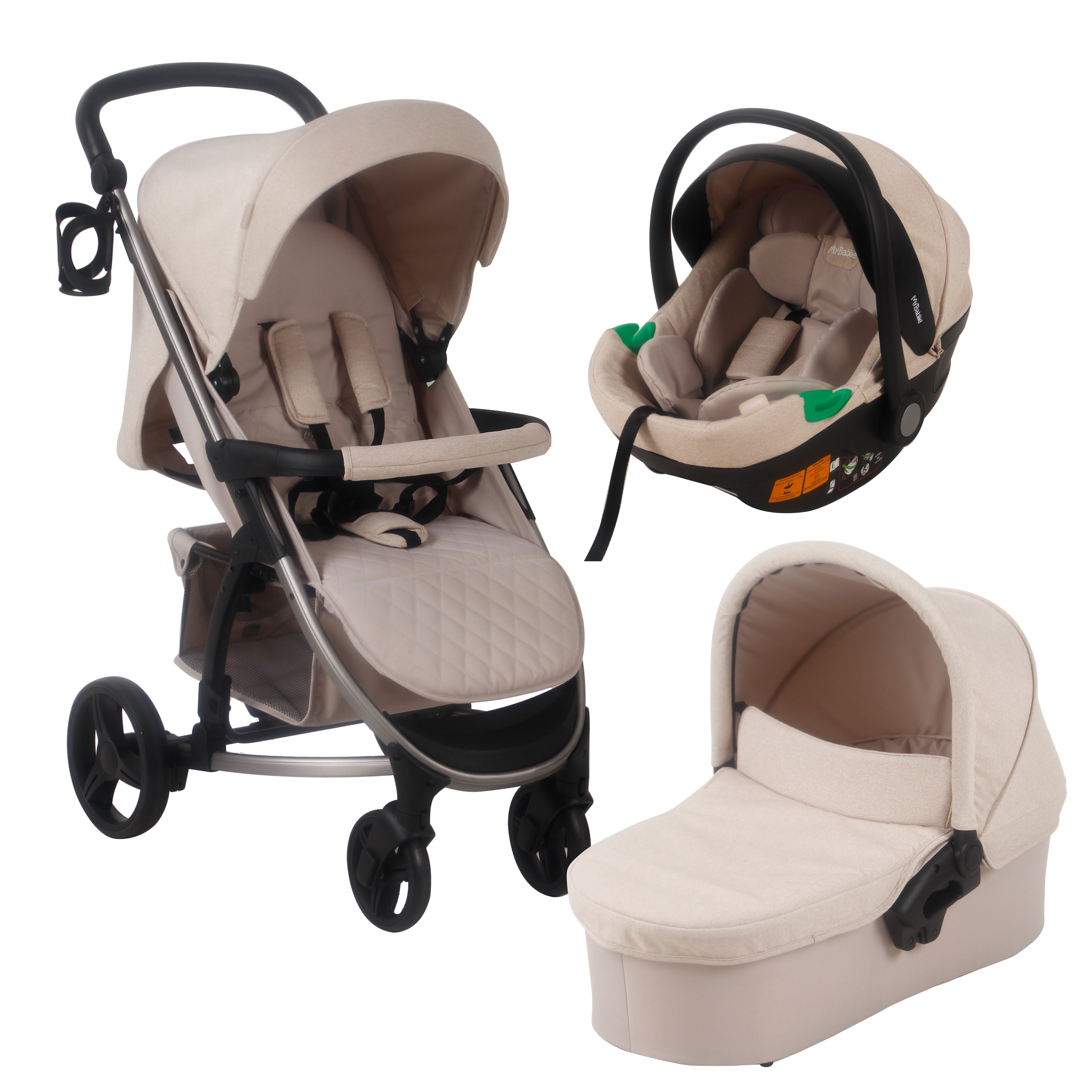 MB200i 3 in 1 Travel System with i Size Car Seat Little Worlds