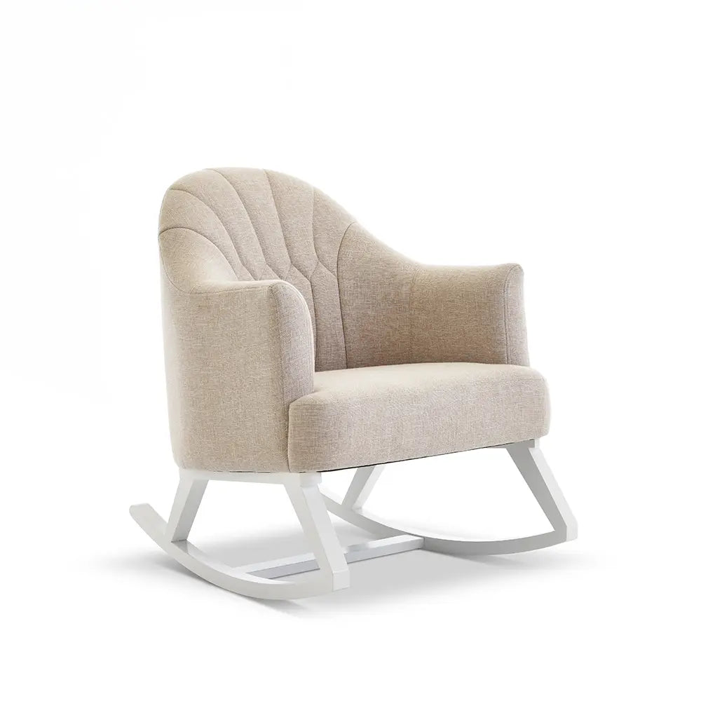 Round Back Rocking Chair – Oatmeal