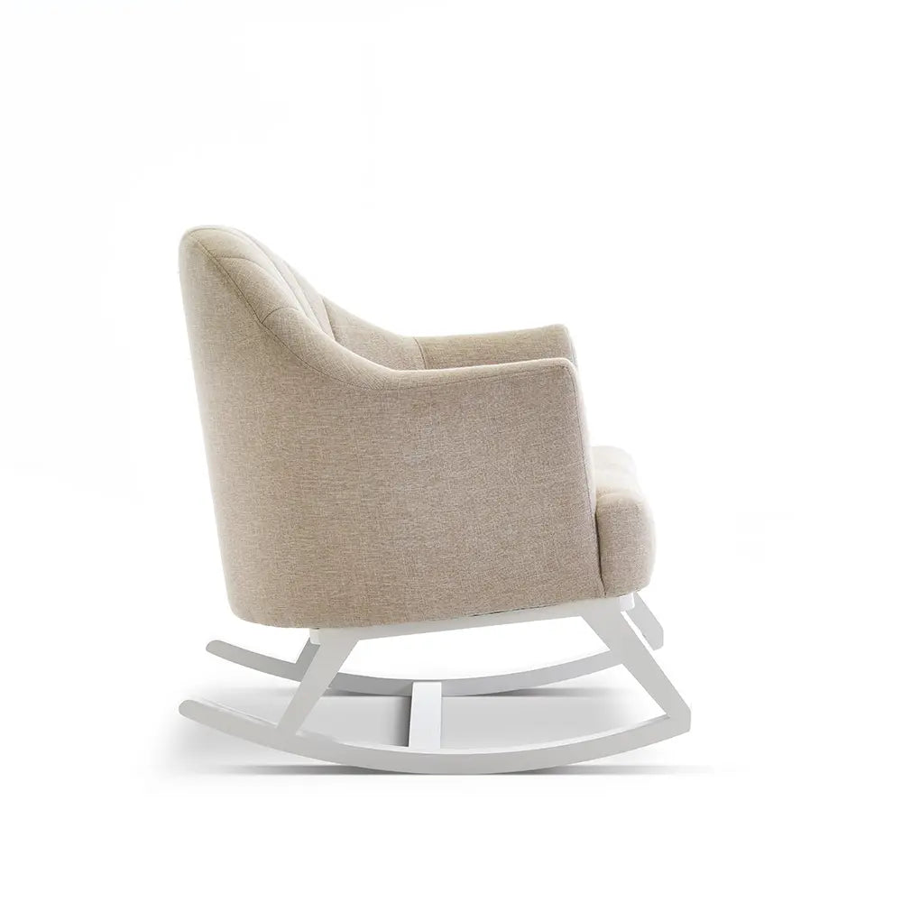 Round Back Rocking Chair – Oatmeal