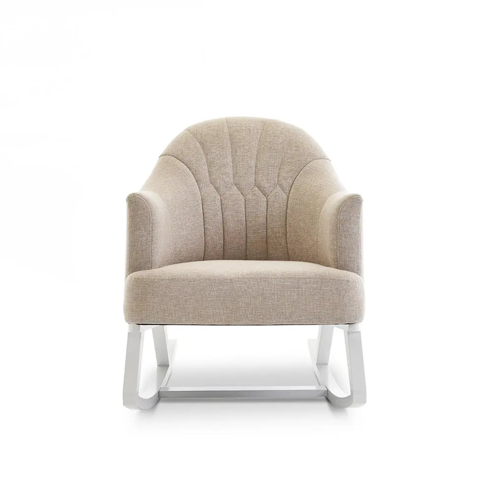 Round Back Rocking Chair – Oatmeal