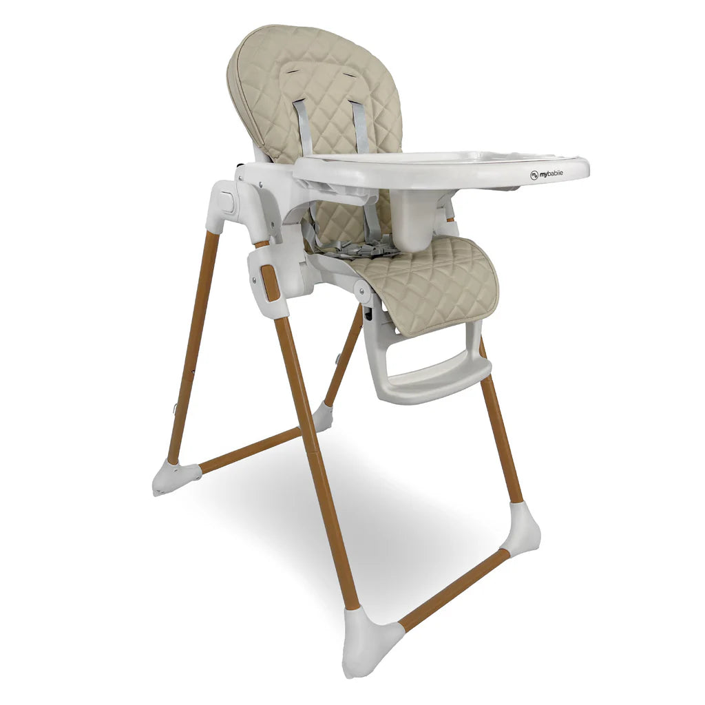 MBHC11 Deluxe Highchair - Quilted Oatmeal