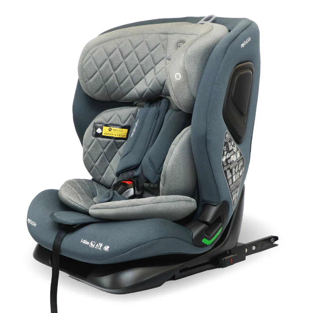 MBCS123 i-Size (76-150cm) Car Seat - Slate Blue