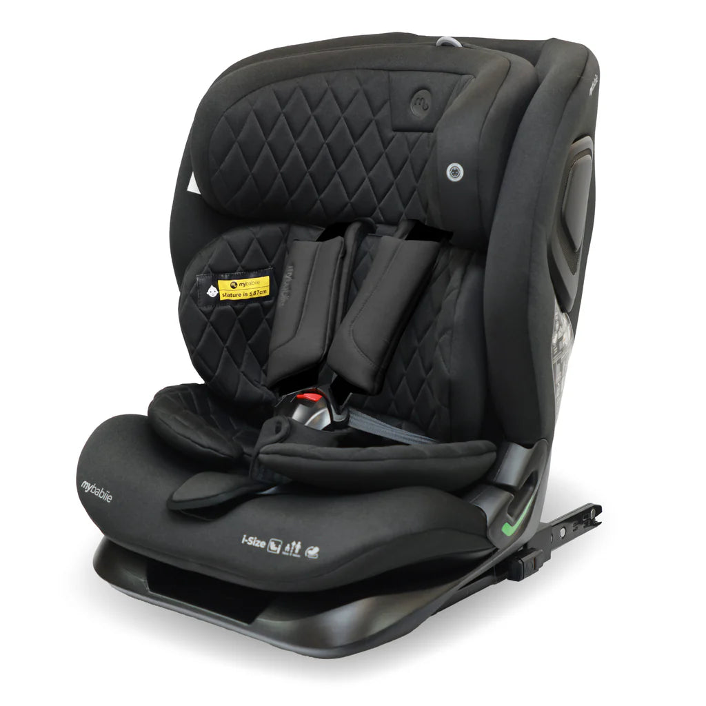 MBCS123 i-Size (76-150cm) Car Seat - Black Melange