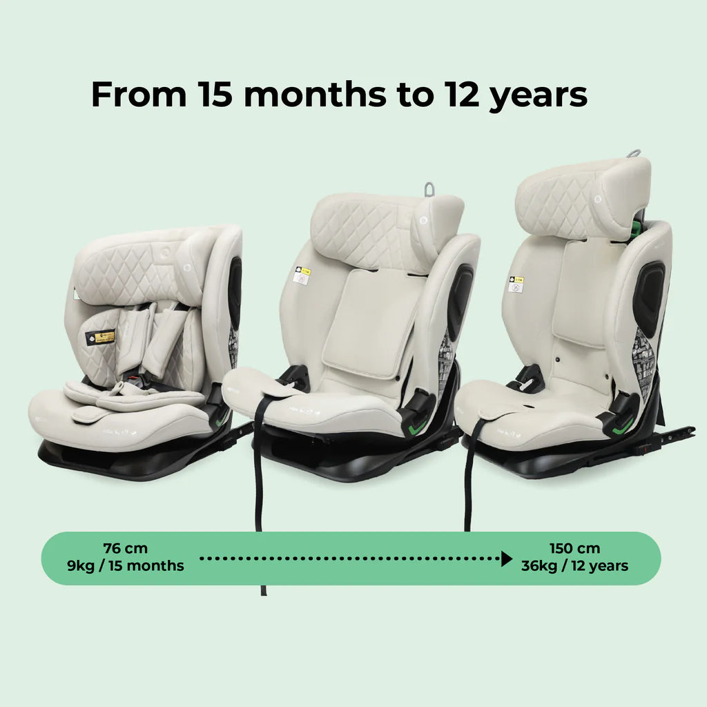 MBCS123 i-Size (76-150cm) Car Seat - Oatmeal