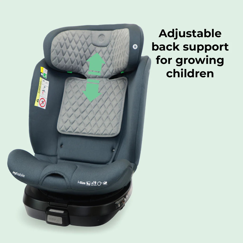 MBCSSPIN i-Size (40-150cm) Spin Car Seat - Slate Blue