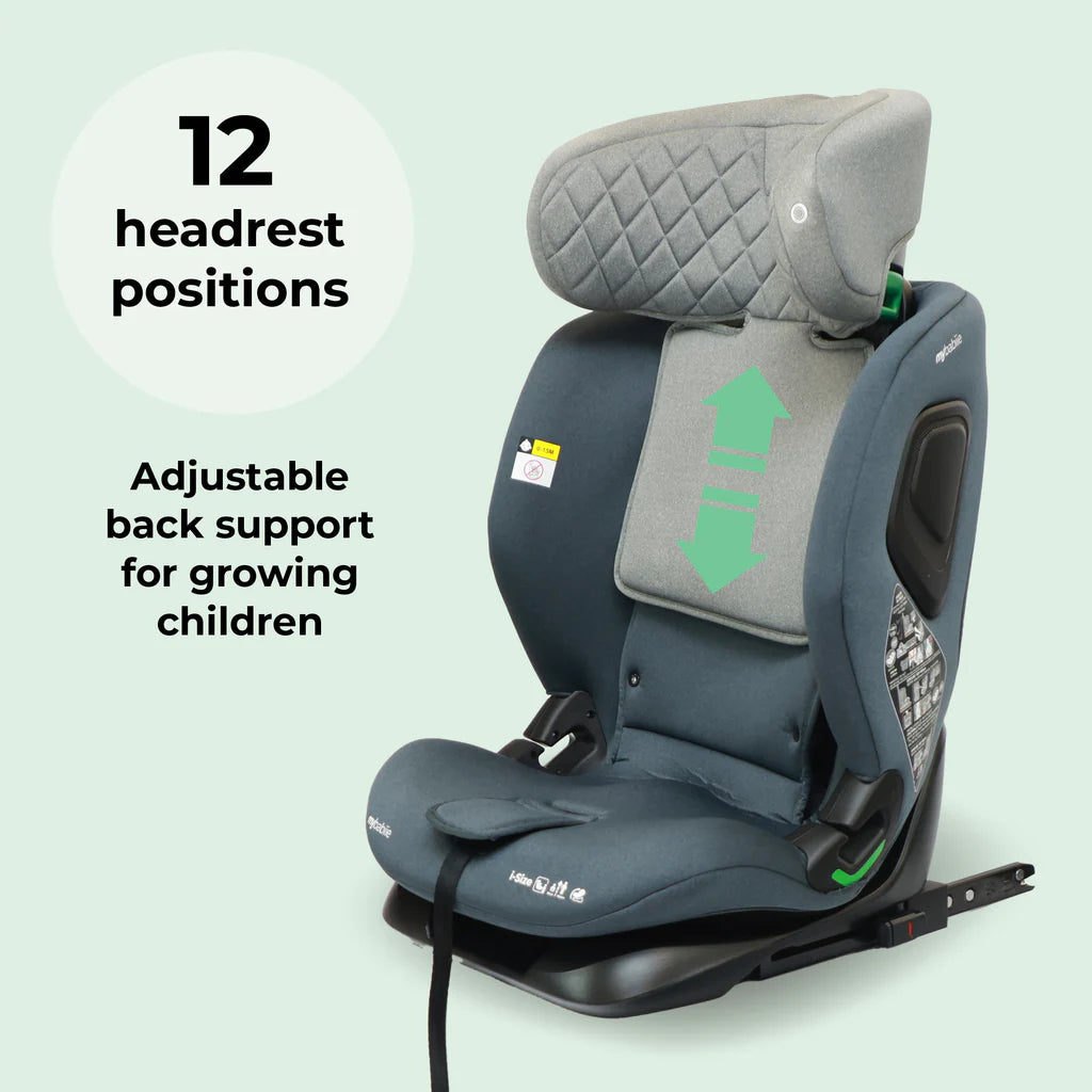 MBCS123 i-Size (76-150cm) Car Seat - Slate Blue