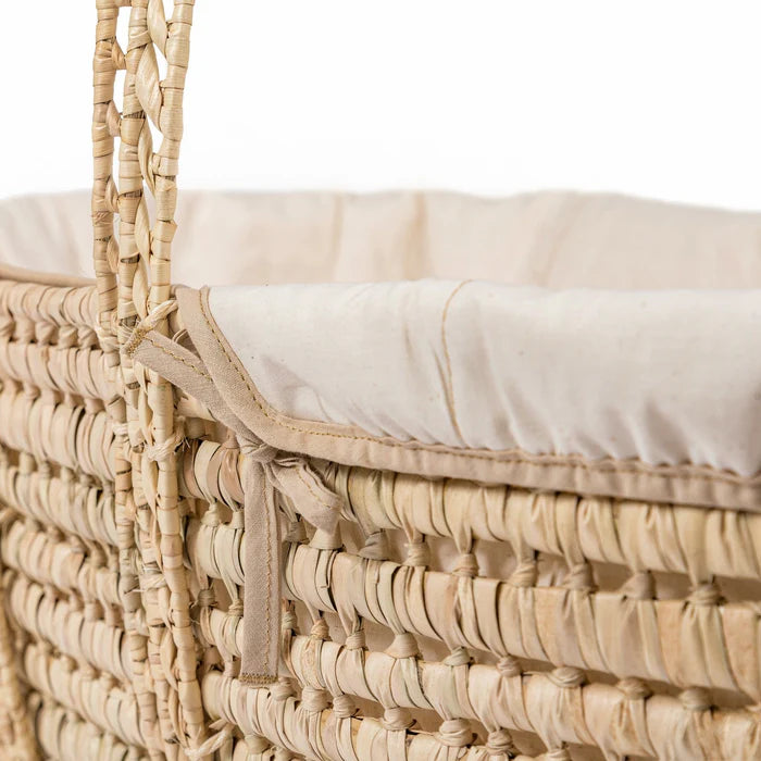 Organic Palm Moses Basket