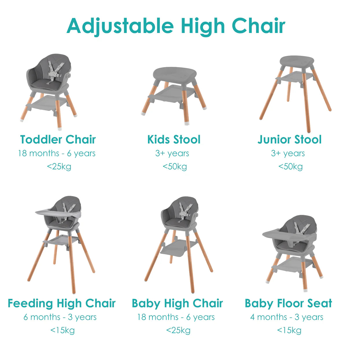 6in1 High Chair