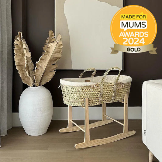 Organic Palm Moses Basket