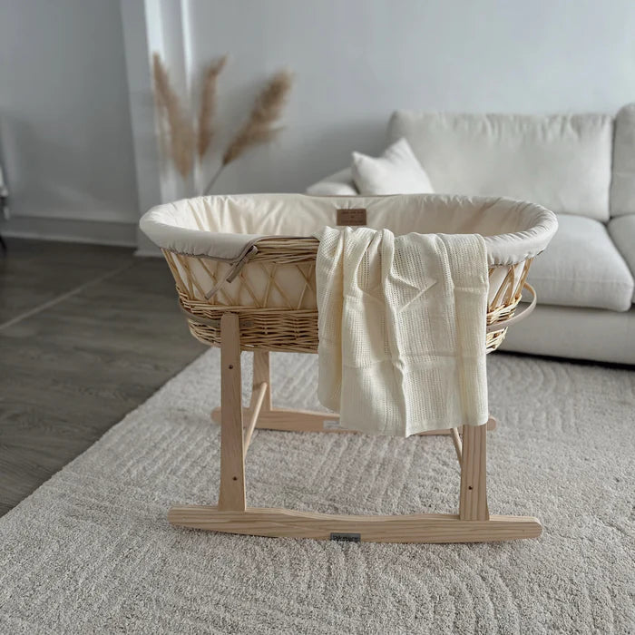 Organic Natural Wicker Moses Basket