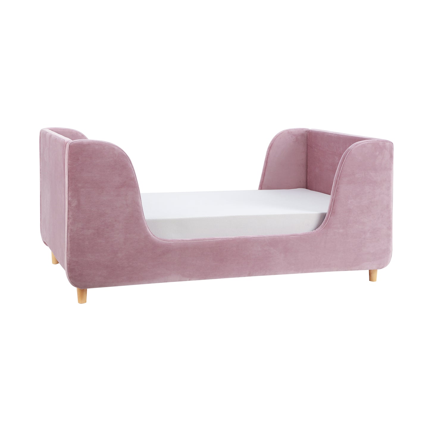 Lumi Toddler Bed – Velvet Pink