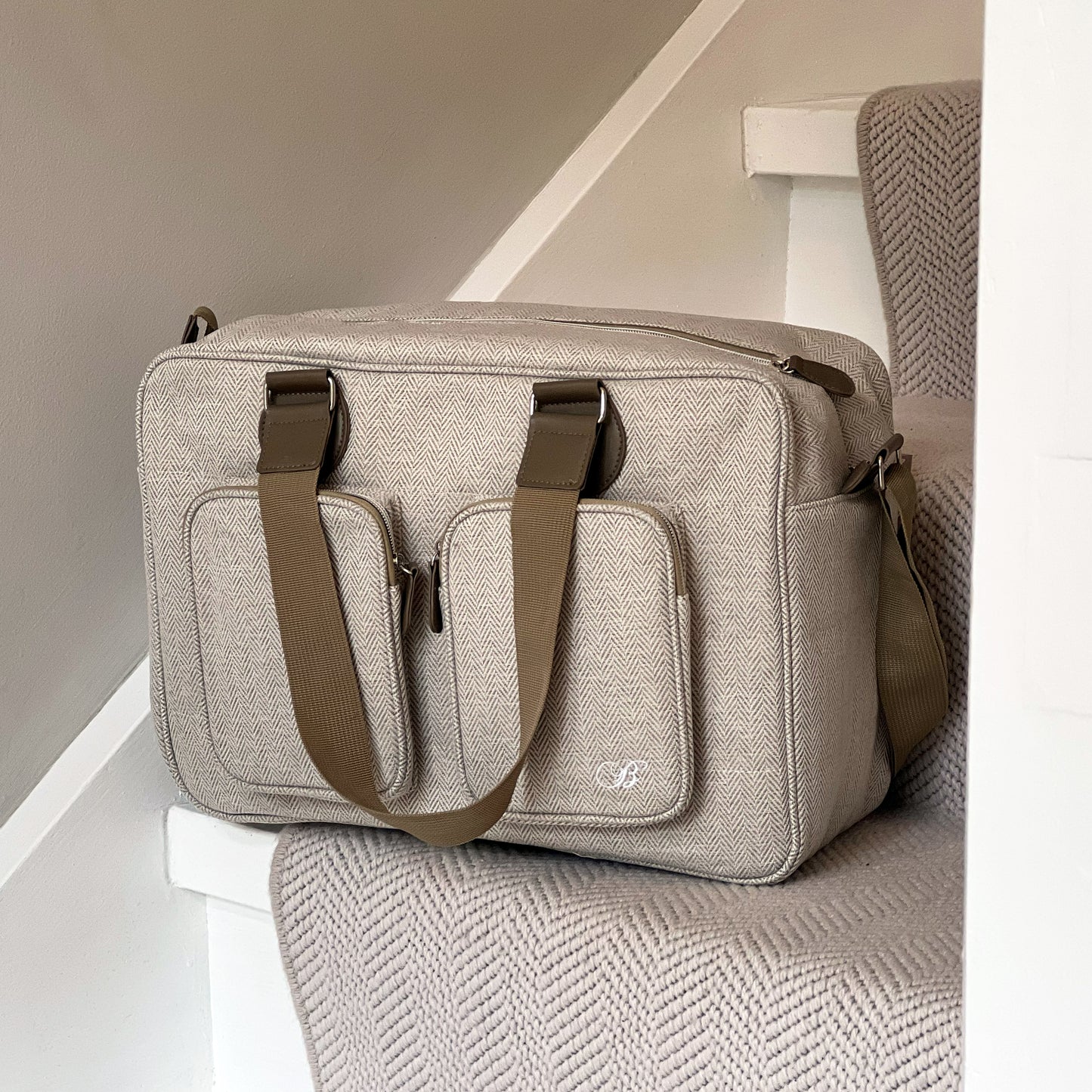 Deluxe Changing Bag- Oatmeal