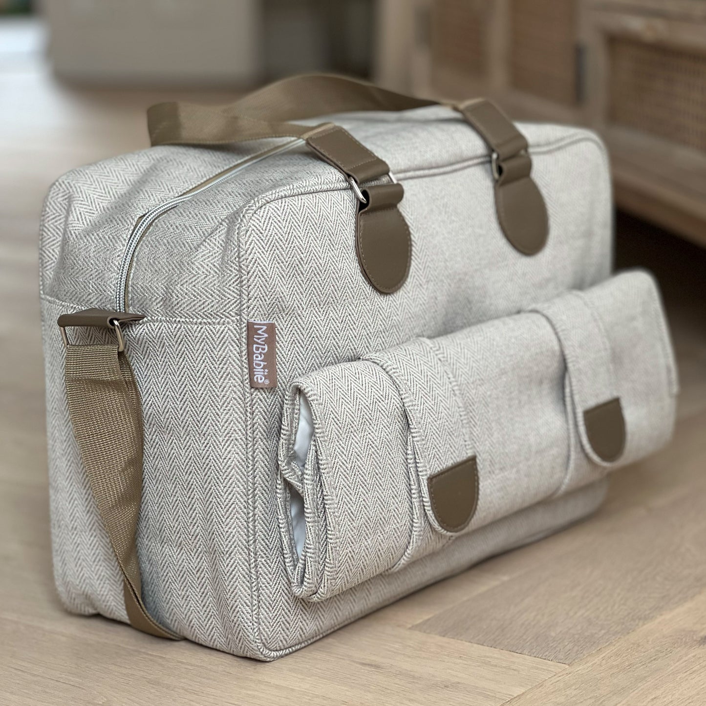 Deluxe Changing Bag- Oatmeal