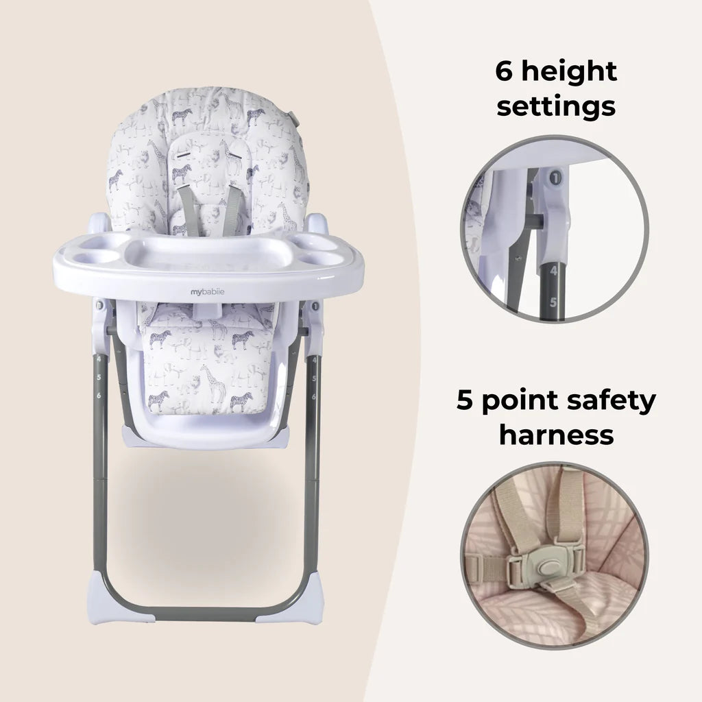 MBHC8 Premium Highchair - Safari