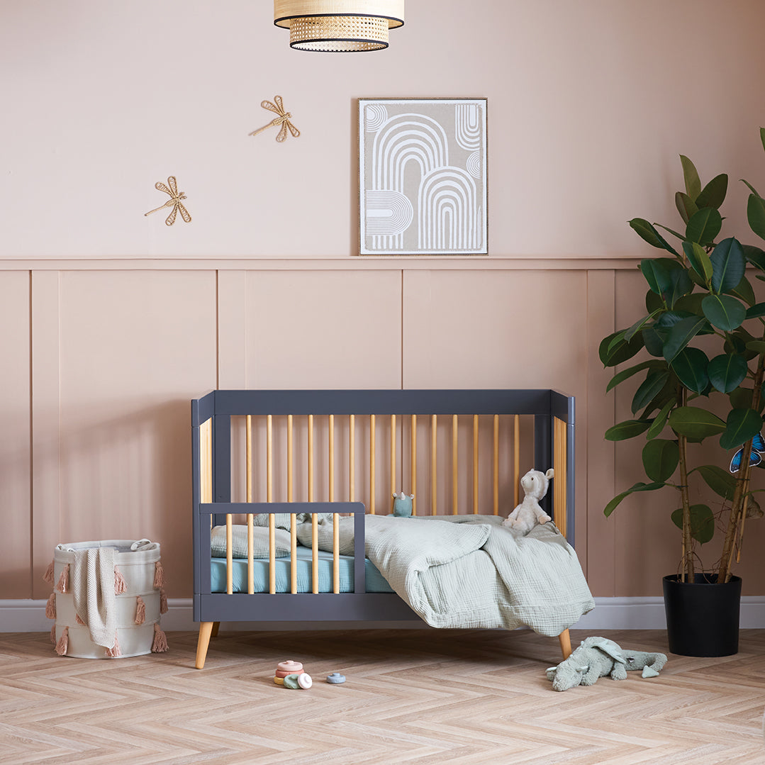 Maya Mini Scandi Cot Bed – Slate