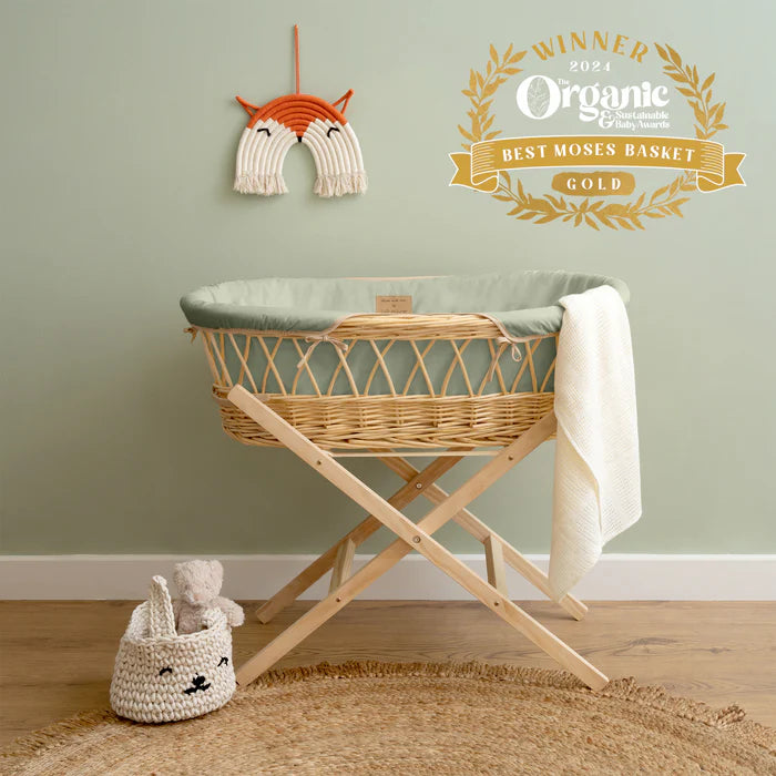 Organic Natural Wicker Moses Basket