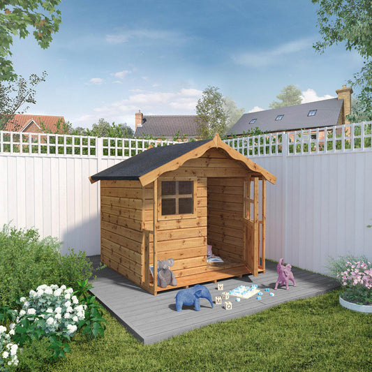 Poppy Apex Wooden Playhouse