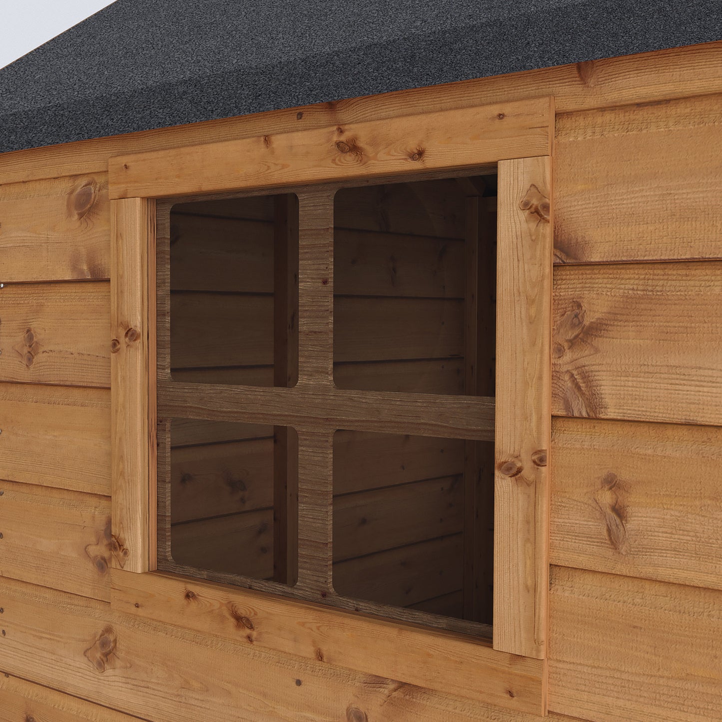 Poppy Apex Wooden Playhouse