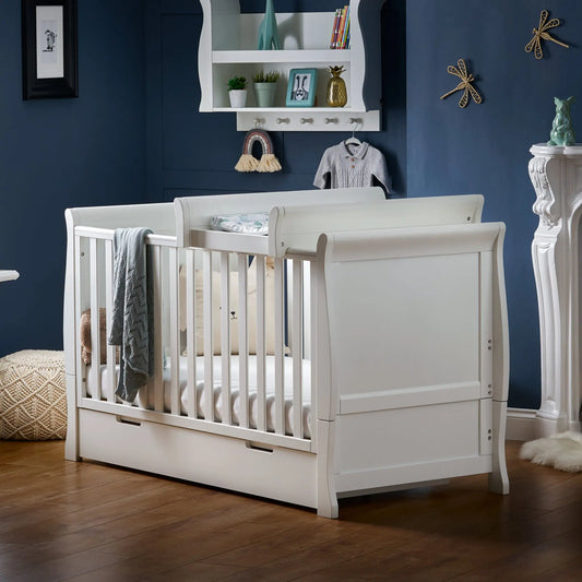 Stamford Sleigh Cot Top Changer