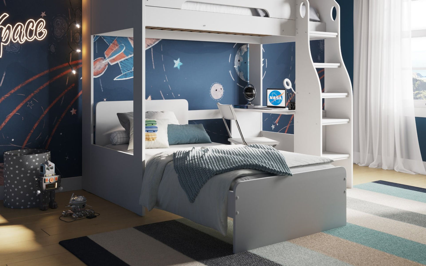 Flair Cosmic L Shaped Bunk Bed