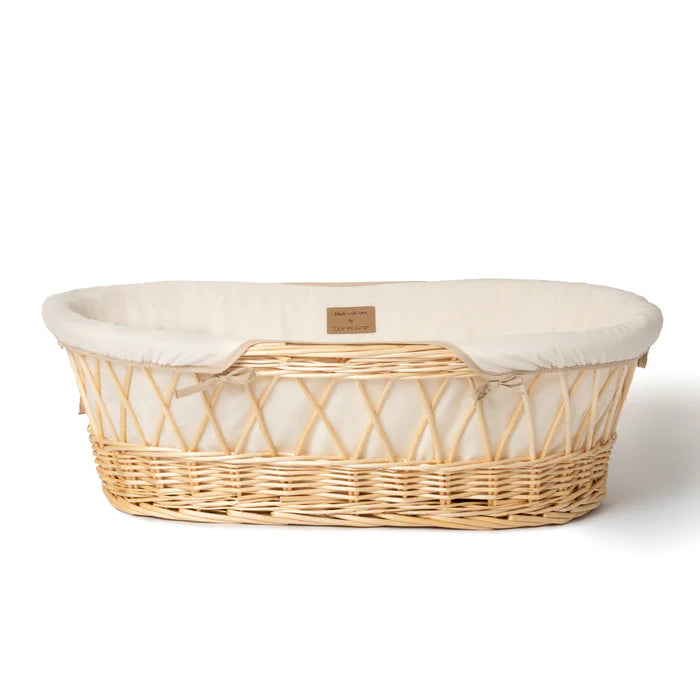 Organic Natural Wicker Moses Basket