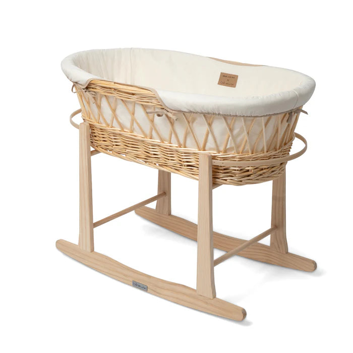 Organic Natural Wicker Moses Basket