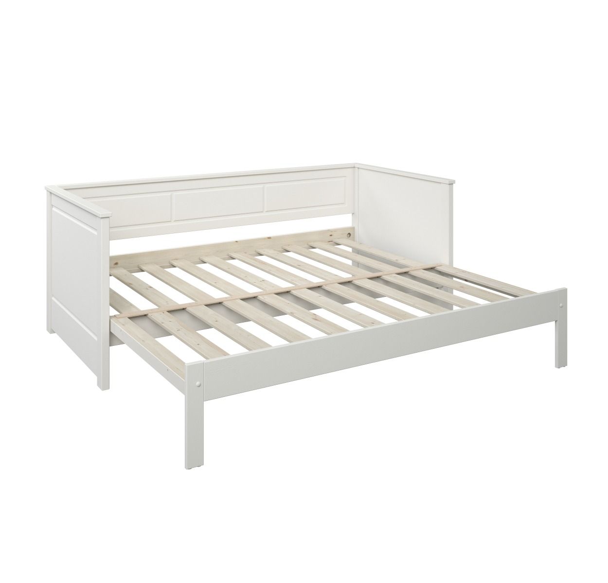 Noomi Erika Solid Wood Guest Bed- White