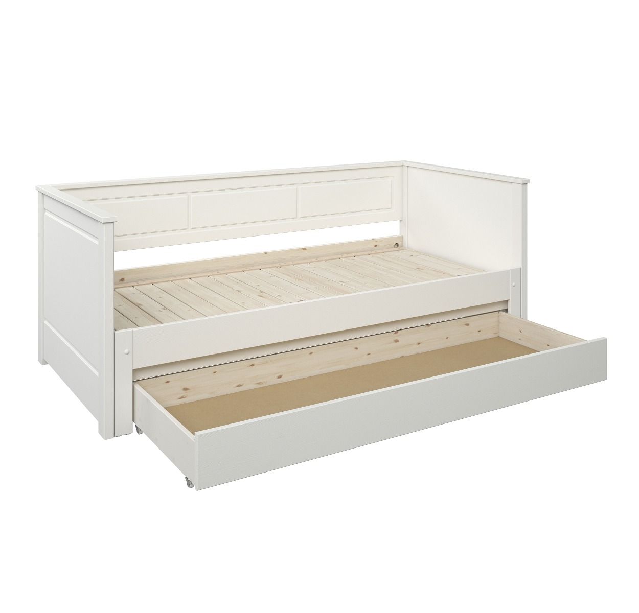 Noomi Erika Solid Wood Guest Bed- White