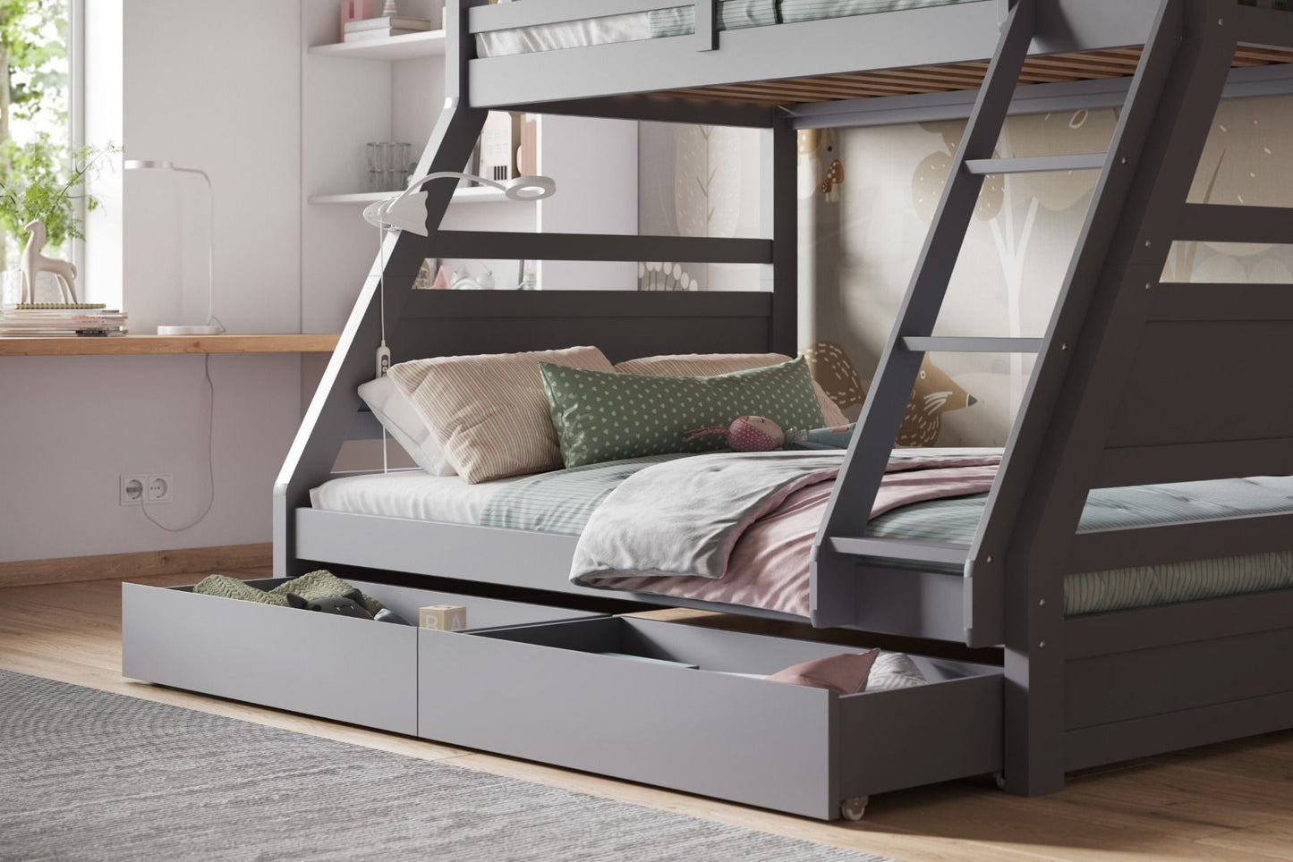 Flair Furnishings Ollie Triple Bunk Bed