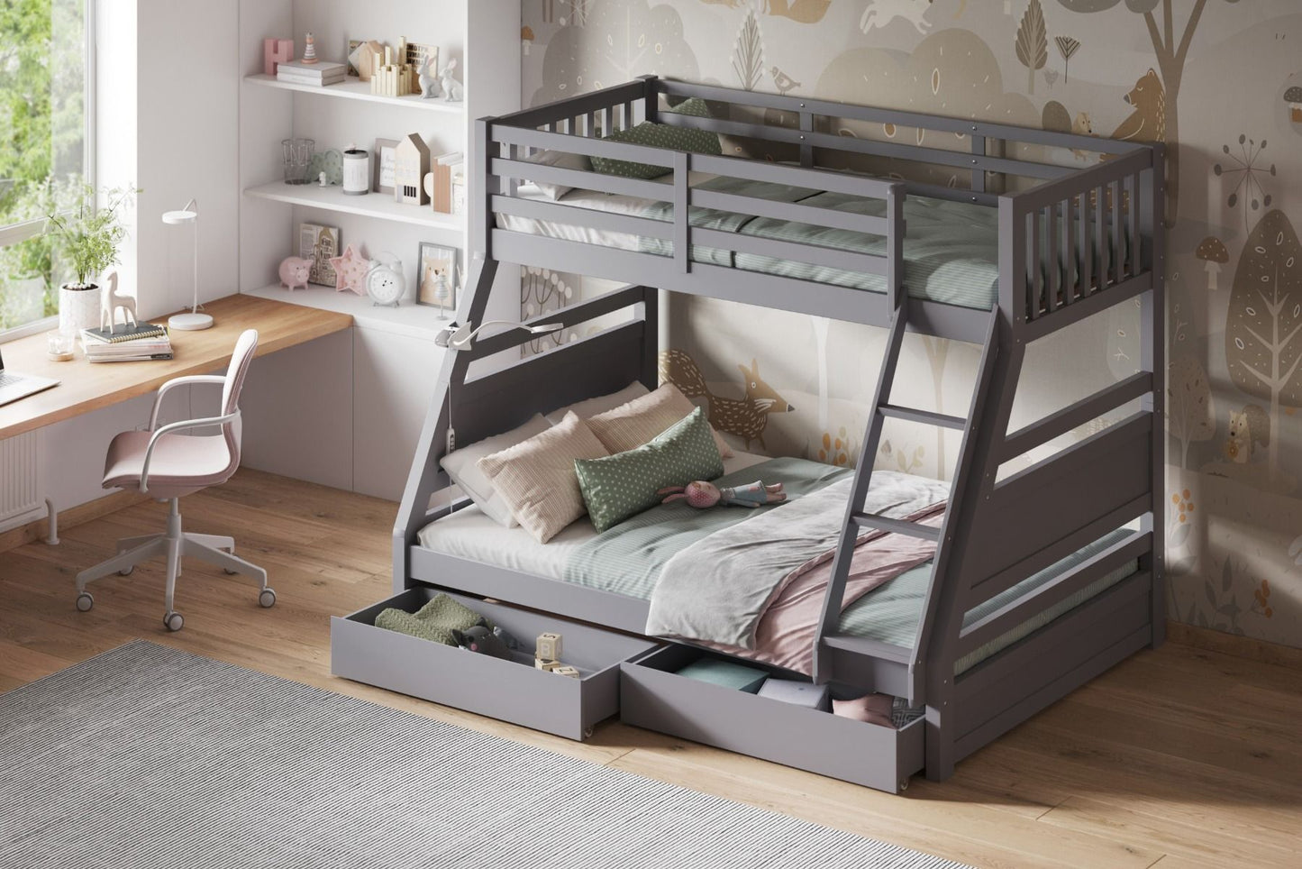 Flair Furnishings Ollie Triple Bunk Bed