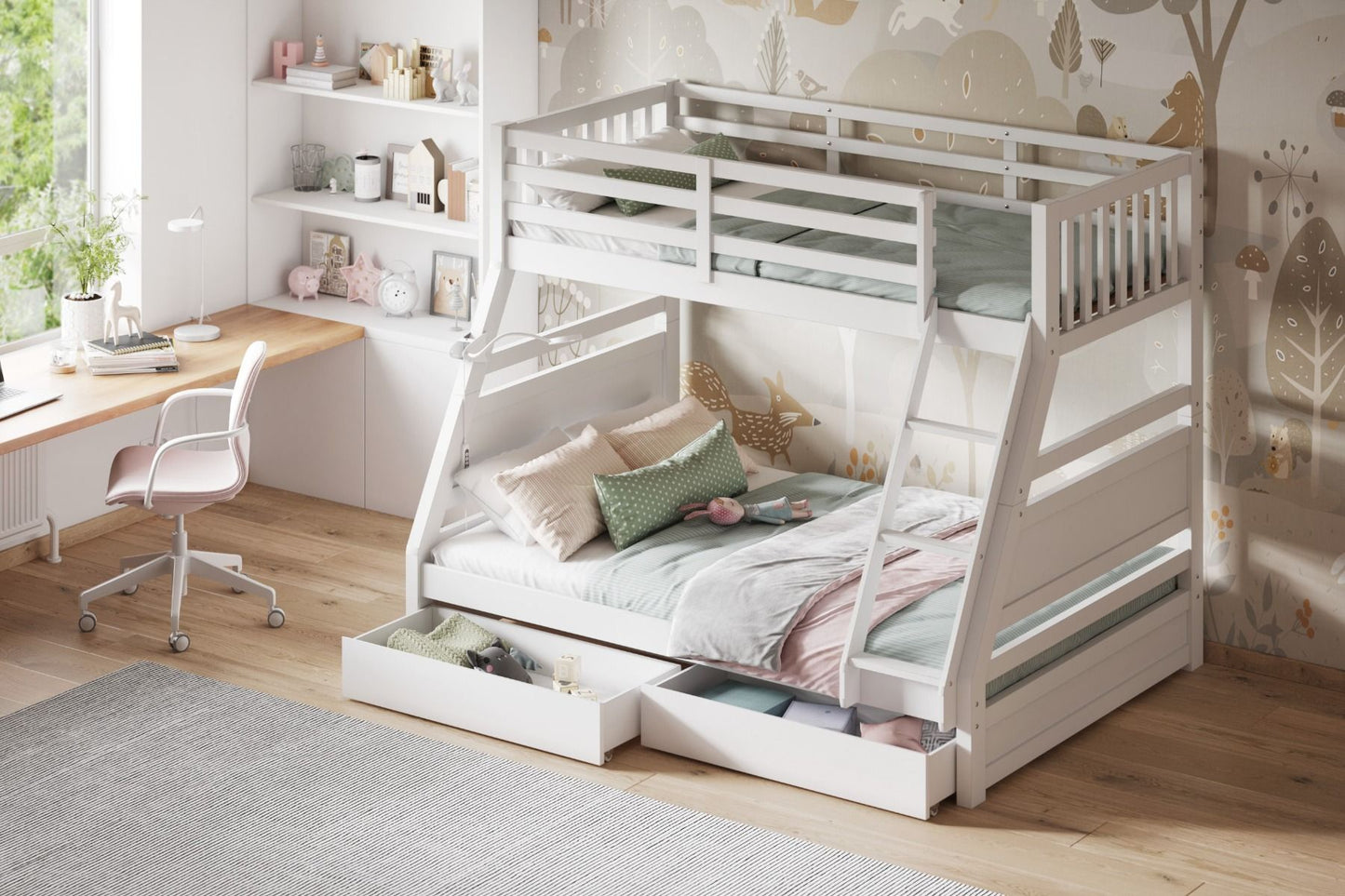 Flair Furnishings Ollie Triple Bunk Bed