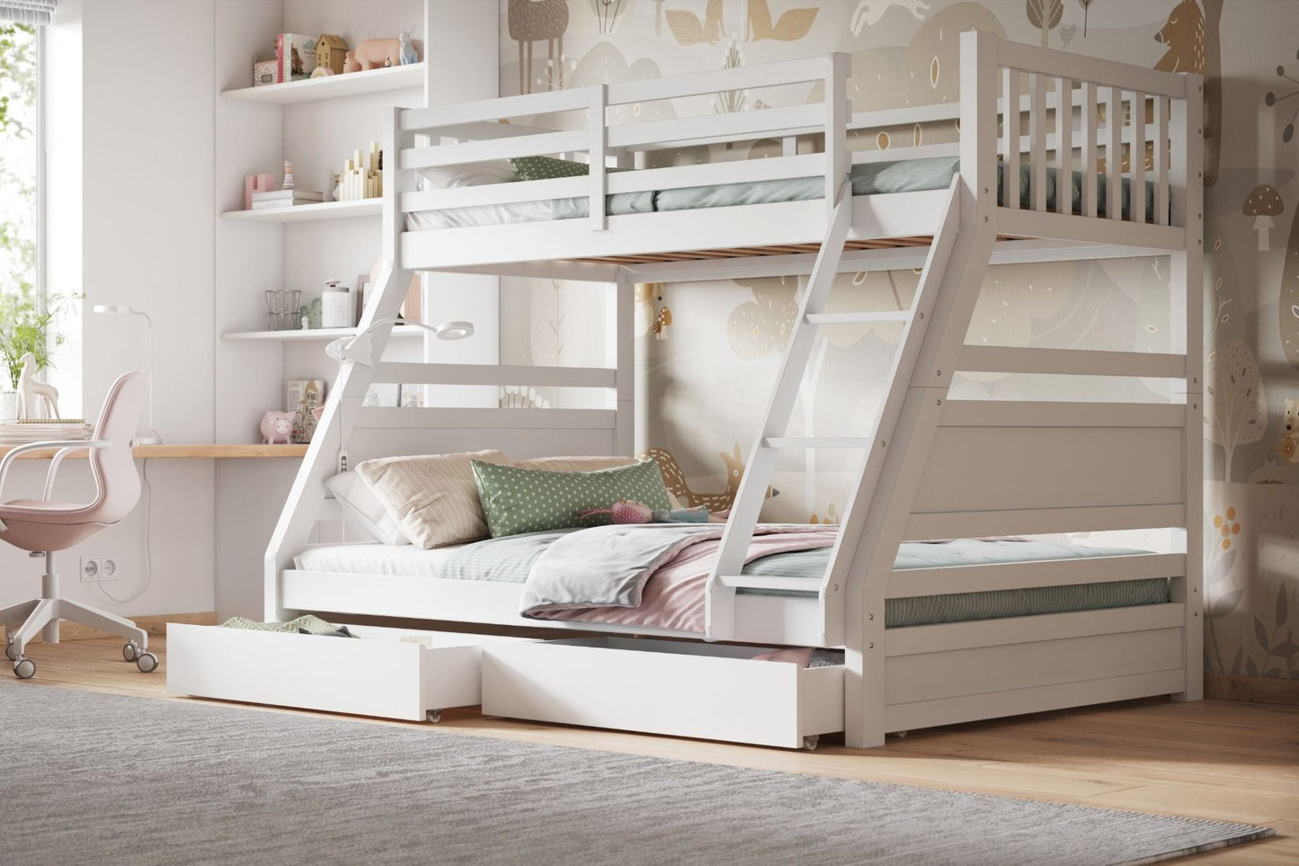 Flair Furnishings Ollie Triple Bunk Bed